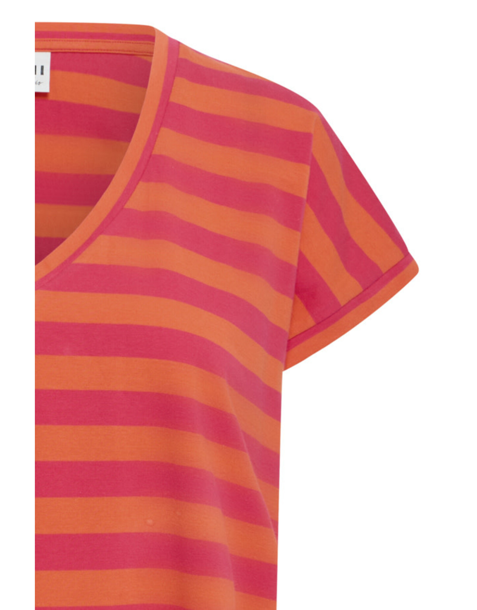 ICHI ICHI - Juniper V Neck Tee (Mandarin)