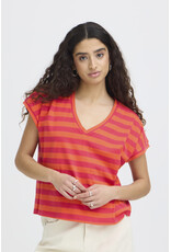 ICHI ICHI - Juniper V Neck Tee (Mandarin)
