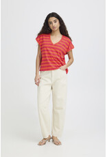 ICHI ICHI - Juniper V Neck Tee (Mandarin)