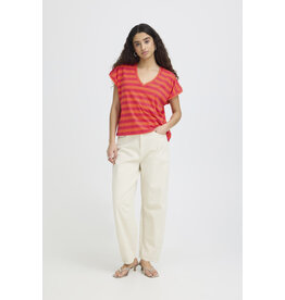 ICHI ICHI - Juniper V Neck Tee (Mandarin)