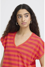 ICHI ICHI - Juniper V Neck Tee (Mandarin)