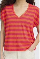 ICHI ICHI - Juniper V Neck Tee (Mandarin)