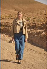 ICHI ICHI - Parza Cropped Trench (Cornstalk)