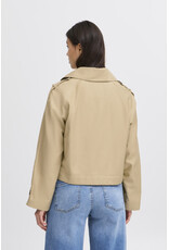 ICHI ICHI - Parza Cropped Trench (Cornstalk)