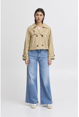 ICHI ICHI - Parza Cropped Trench (Cornstalk)