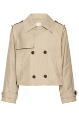 ICHI ICHI - Parza Cropped Trench (Cornstalk)
