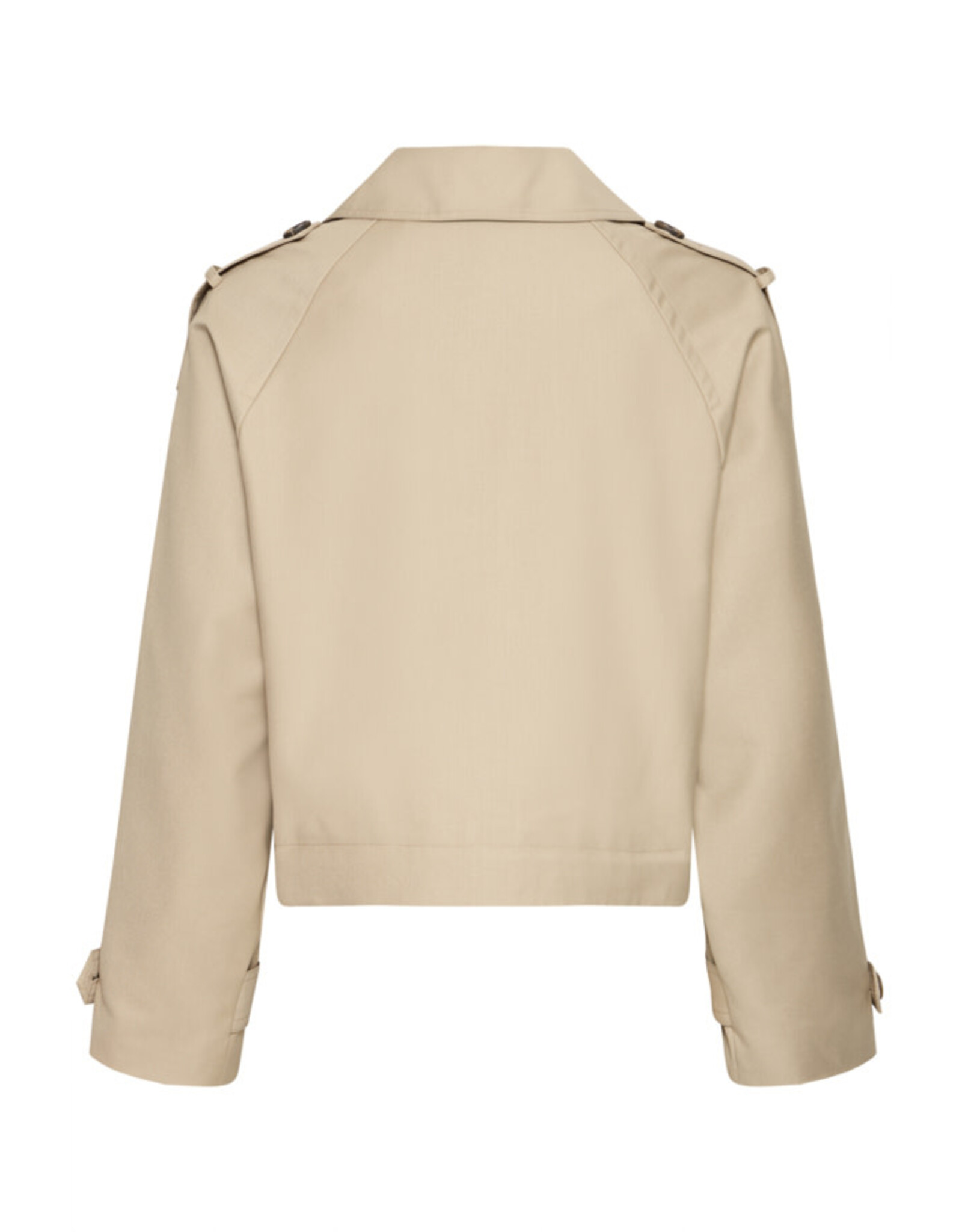 ICHI ICHI - Parza Cropped Trench (Cornstalk)