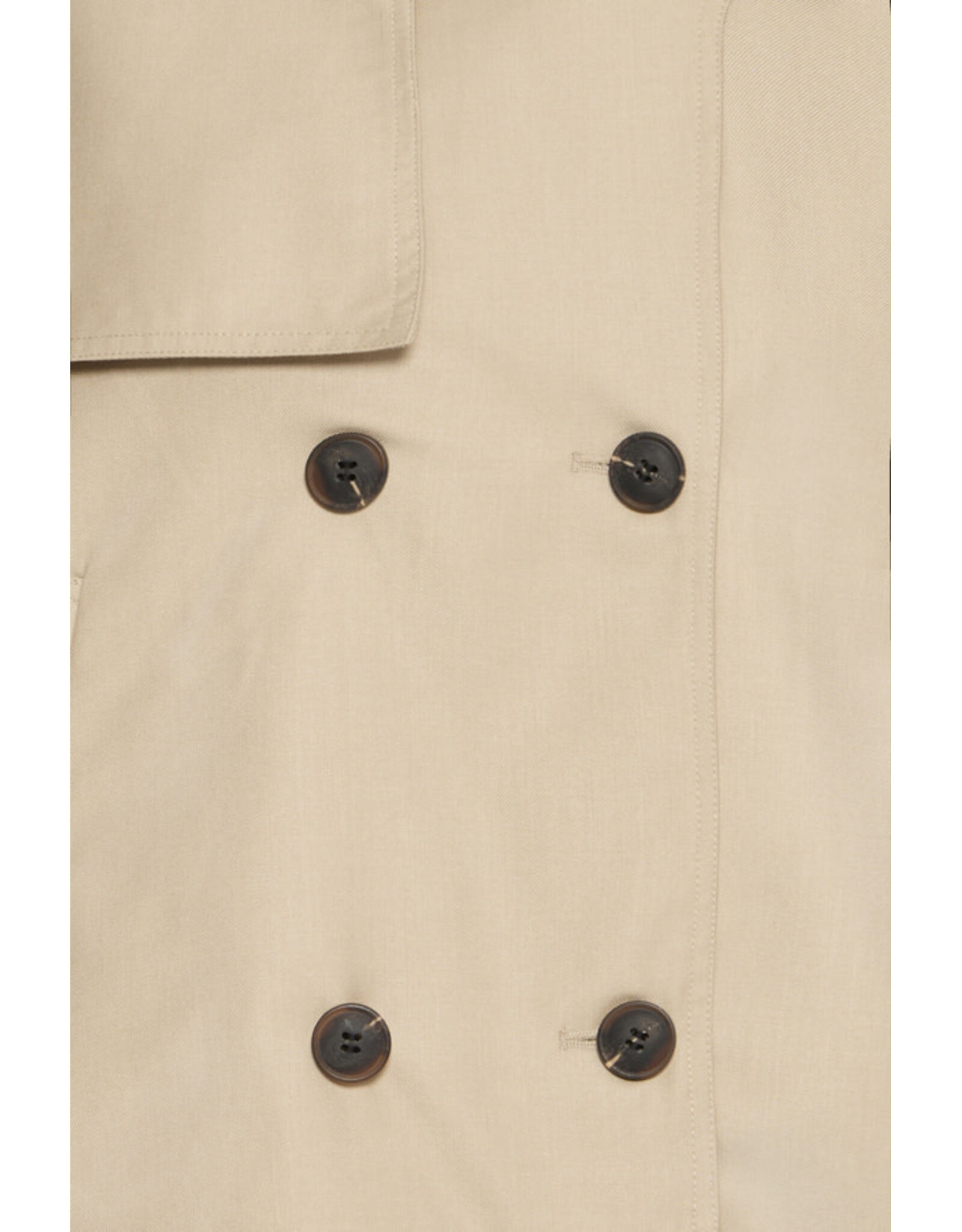 ICHI ICHI - Parza Cropped Trench (Cornstalk)