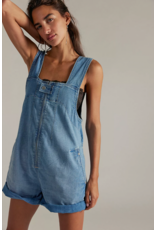 Free people Free People - Jude One Piece Shortalls (Light Indigo)