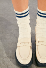 Free people Free People -  Jackson Cozy Stripe Socks (Classic Navy)
