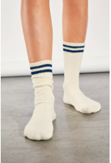 Free people Free People -  Jackson Cozy Stripe Socks (Classic Navy)