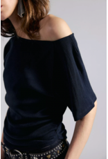 Free people Free People - Lucy Off-The-Shoulder Tee (Black)