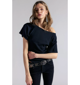 Free people Free People - Lucy Off-The-Shoulder Tee (Black)