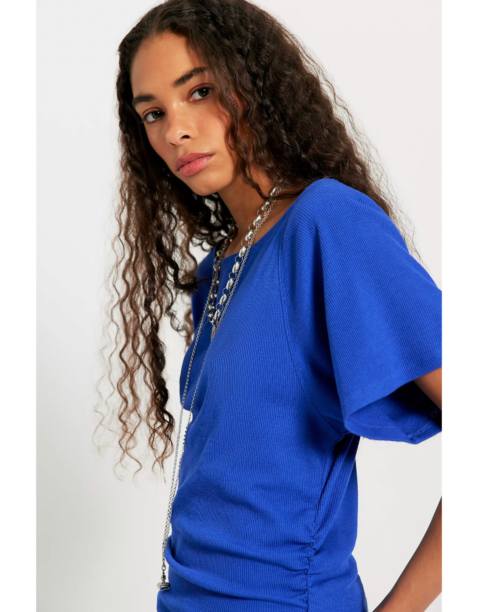 Free people Free People - Lucy Off-The-Shoulder Tee (Violet Splendour)