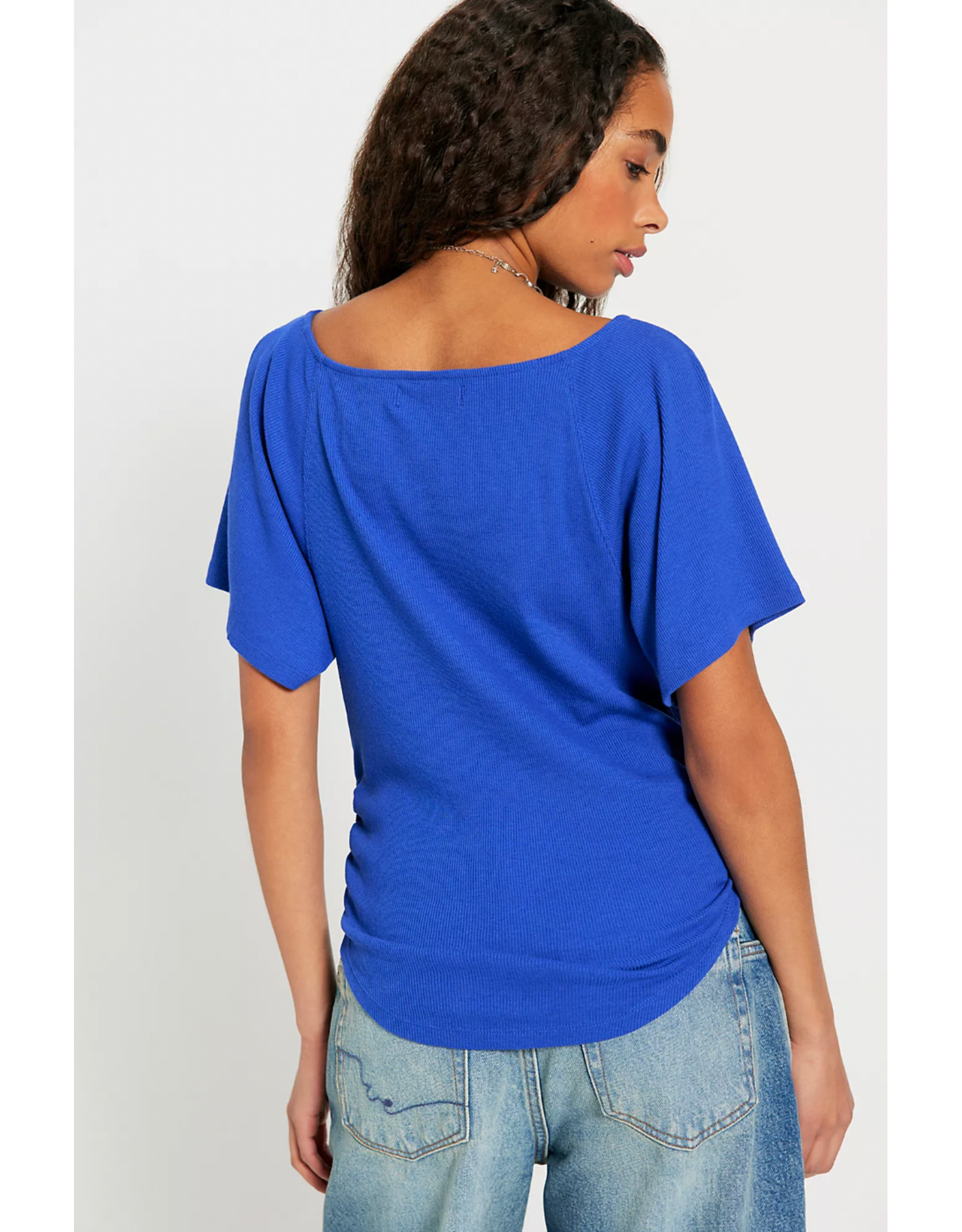 Free people Free People - Lucy Off-The-Shoulder Tee (Violet Splendour)