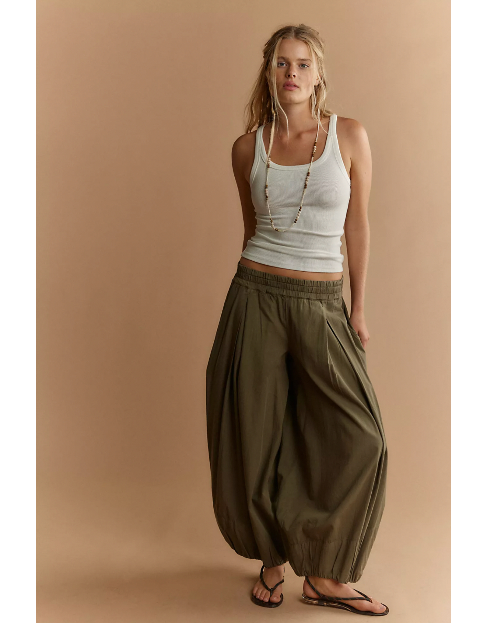 Free people Free People - Moonflower Pull-On Balloon Pants (Sage)