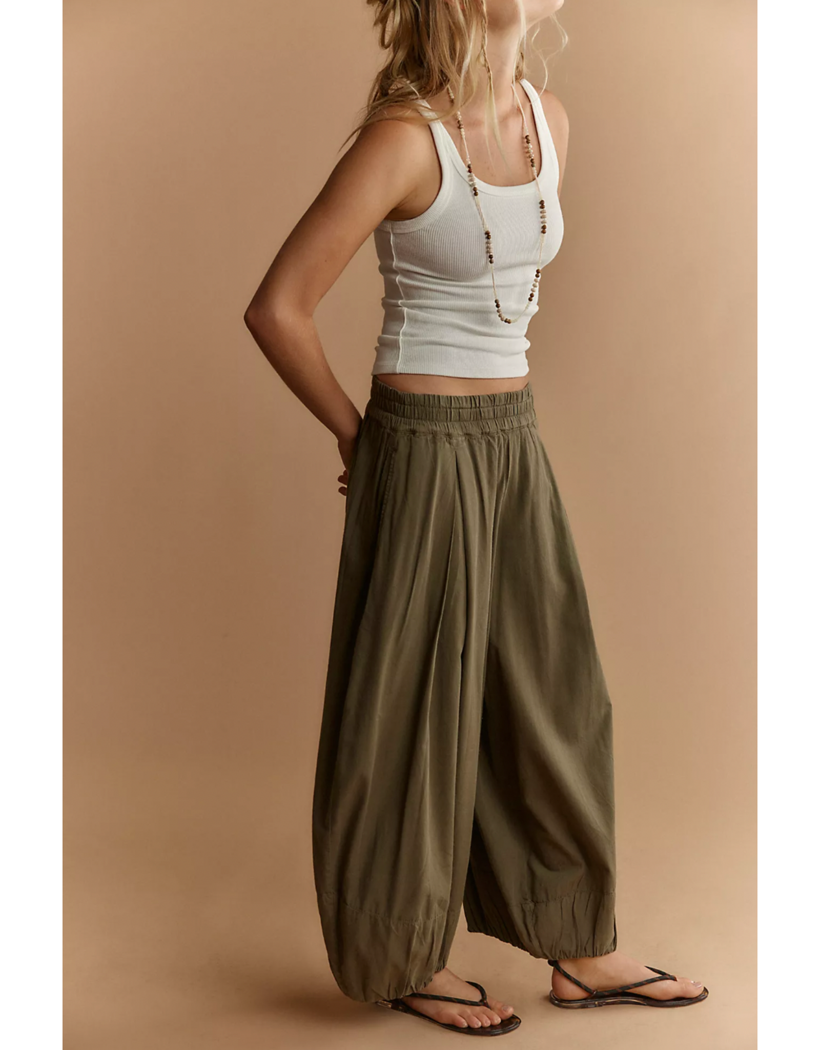 Free people Free People - Moonflower Pull-On Balloon Pants (Sage)
