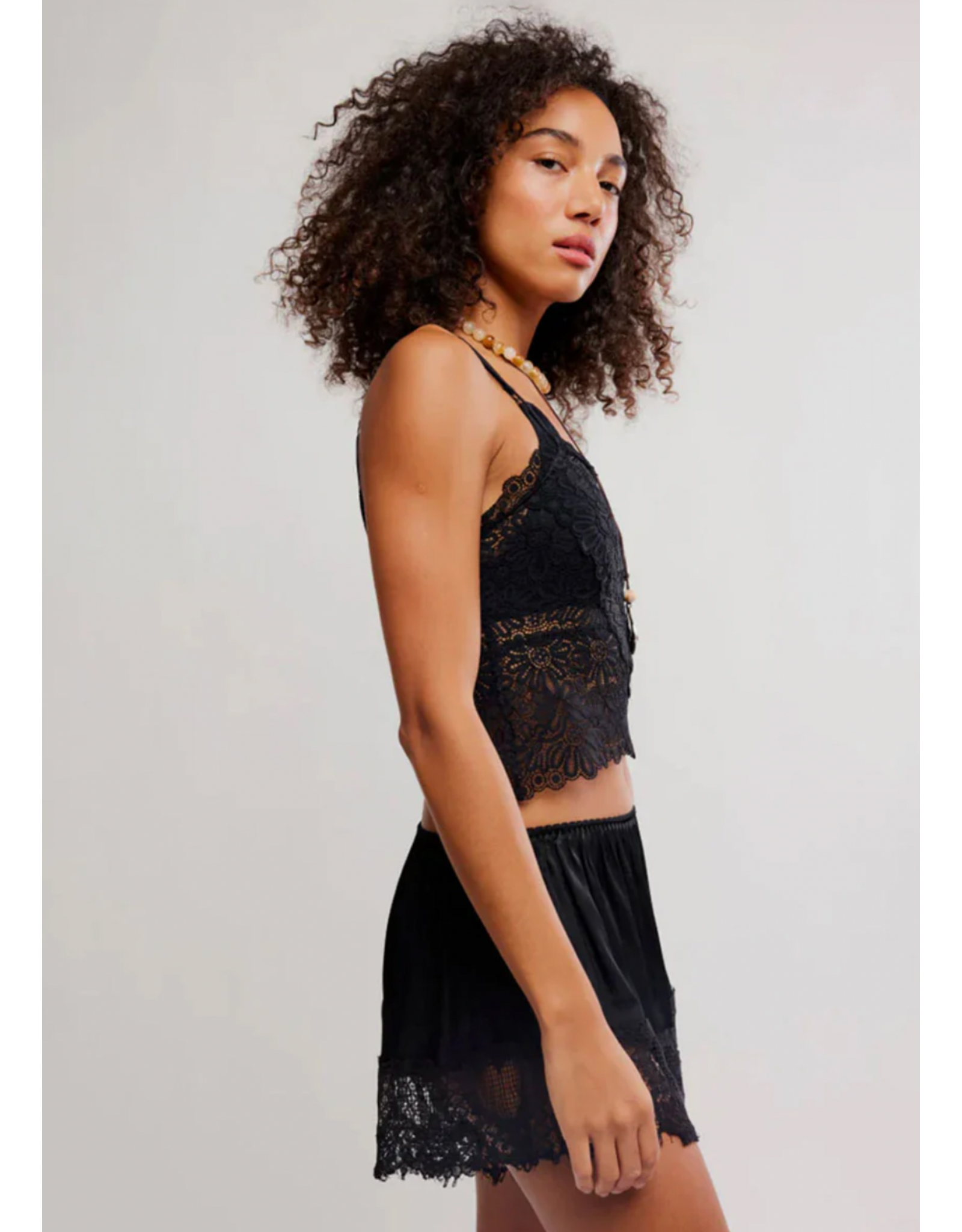Free people Free People - Love and Lace Cami (Black)