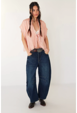 Free people Free People - Good Luck Midrise Barrel Jean (Deep End)