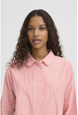 ICHI ICHI - Giley Striped Button Up (Birch / Pink)