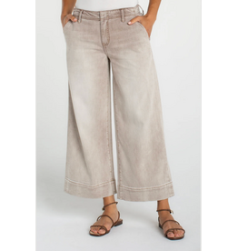 Liverpool Liverpool - Weekender Crop Wide Leg (Antique Khaki)