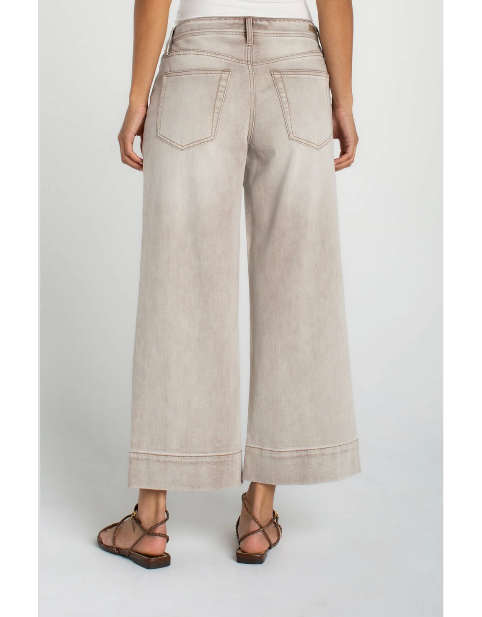 Liverpool Liverpool - Weekender Crop Wide Leg (Antique Khaki)