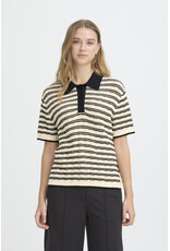 ICHI ICHI - Chany Striped Polo