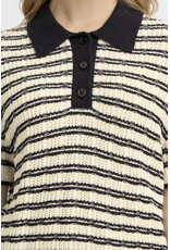 ICHI ICHI - Chany Striped Polo