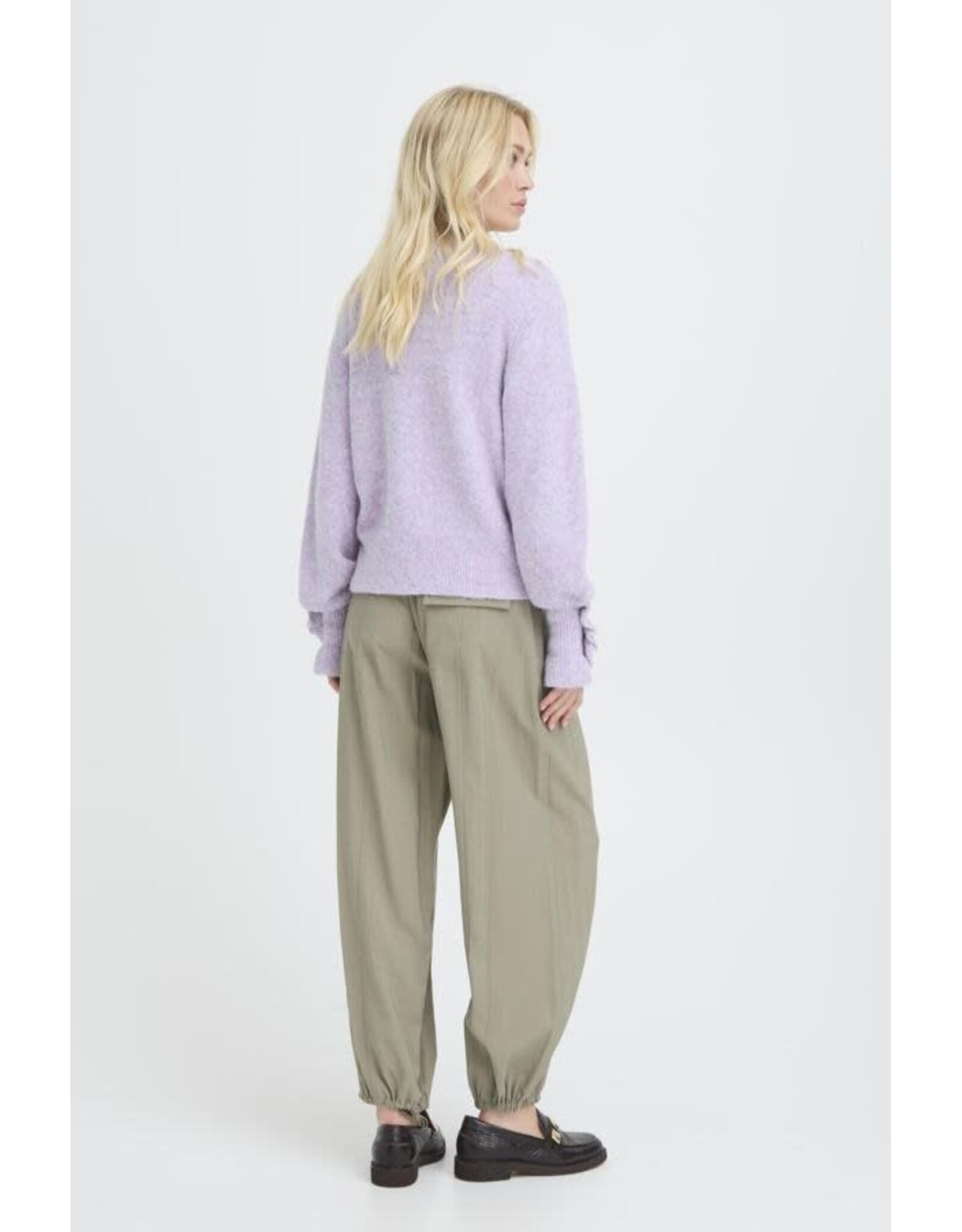 b.young b.young - Omea Frill Cardigan (English Lavender)