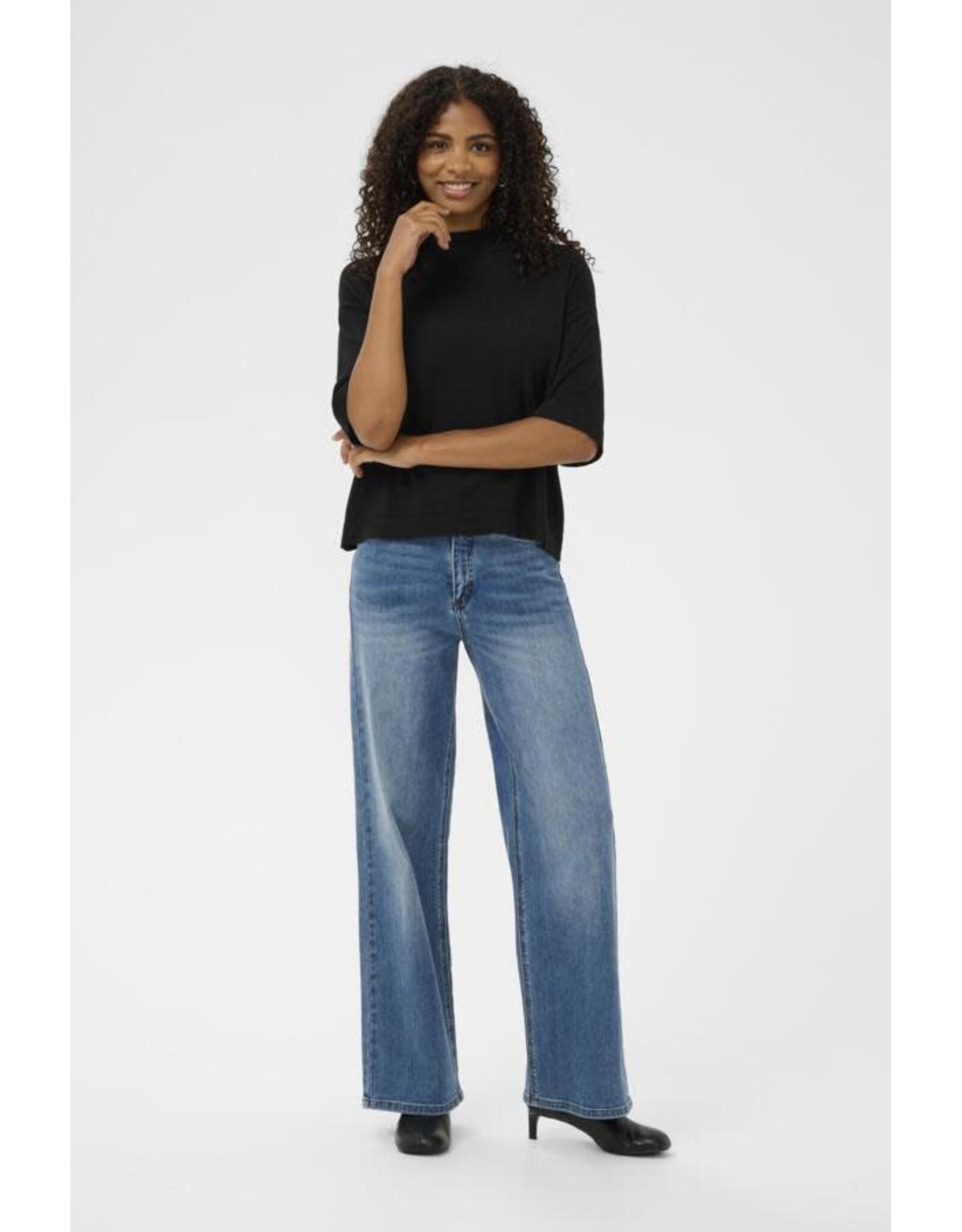 Kaffe Kaffe - Lizza Turtleneck (Black Deep)