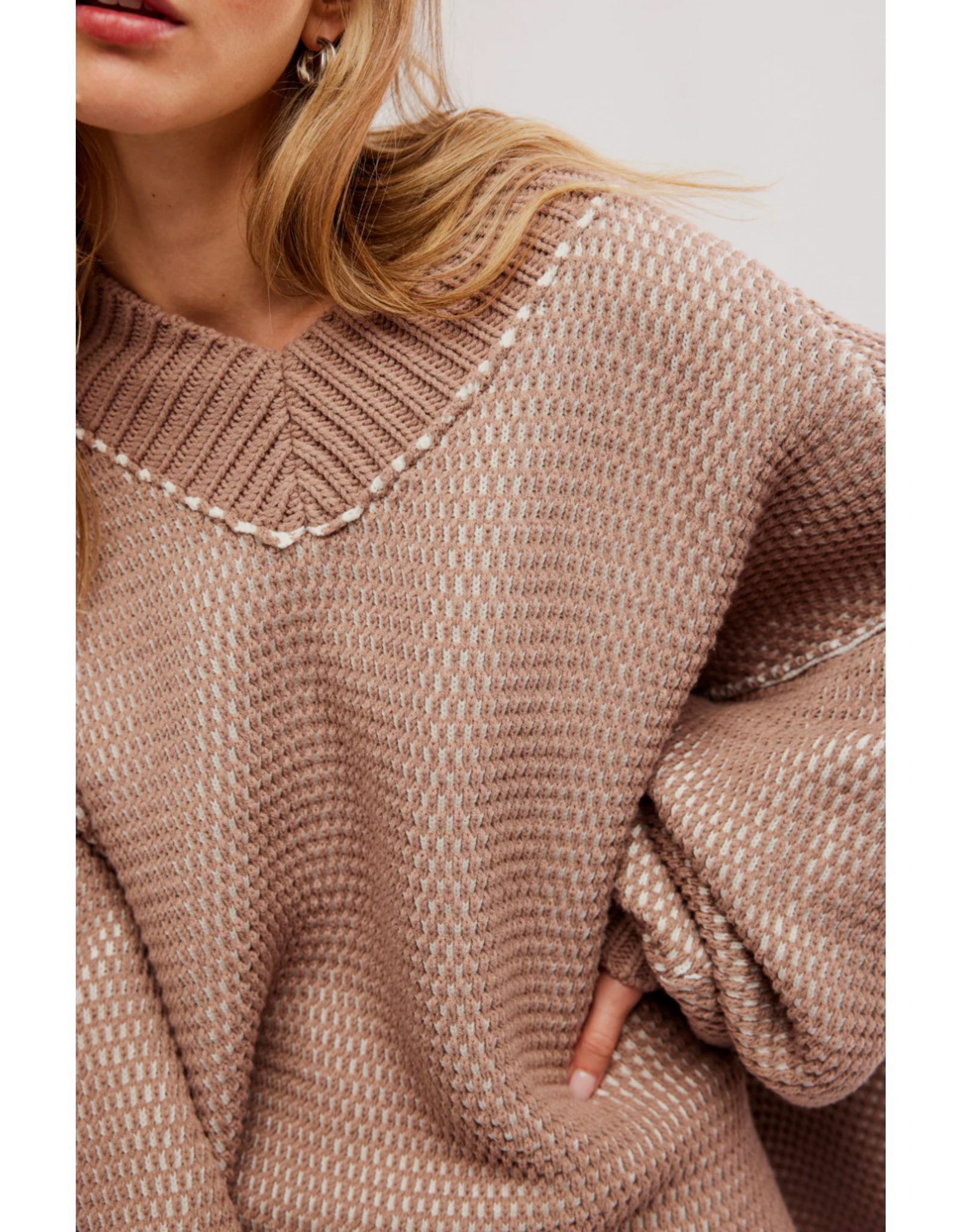 Free people Free People - Maisie Sweater (Stucco Combo)