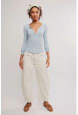 Free people Free People - Going Places Cardi (Pearl Blue)