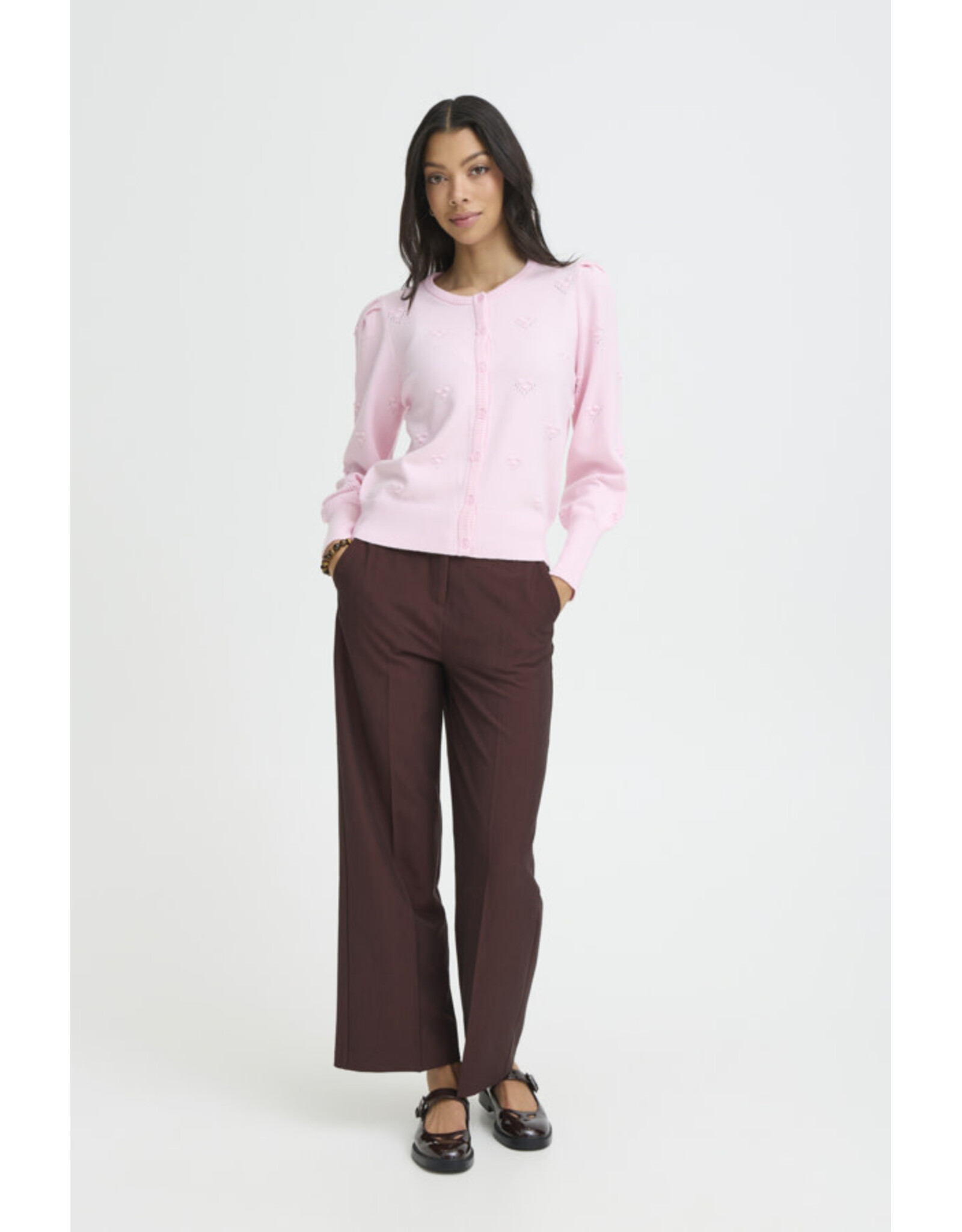 b.young b.young - Manina Cardigan (Parfait Pink)