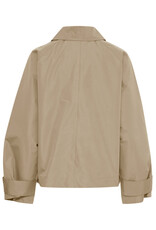 b.young b.young - Calea Cropped Trench Coat (Safari)