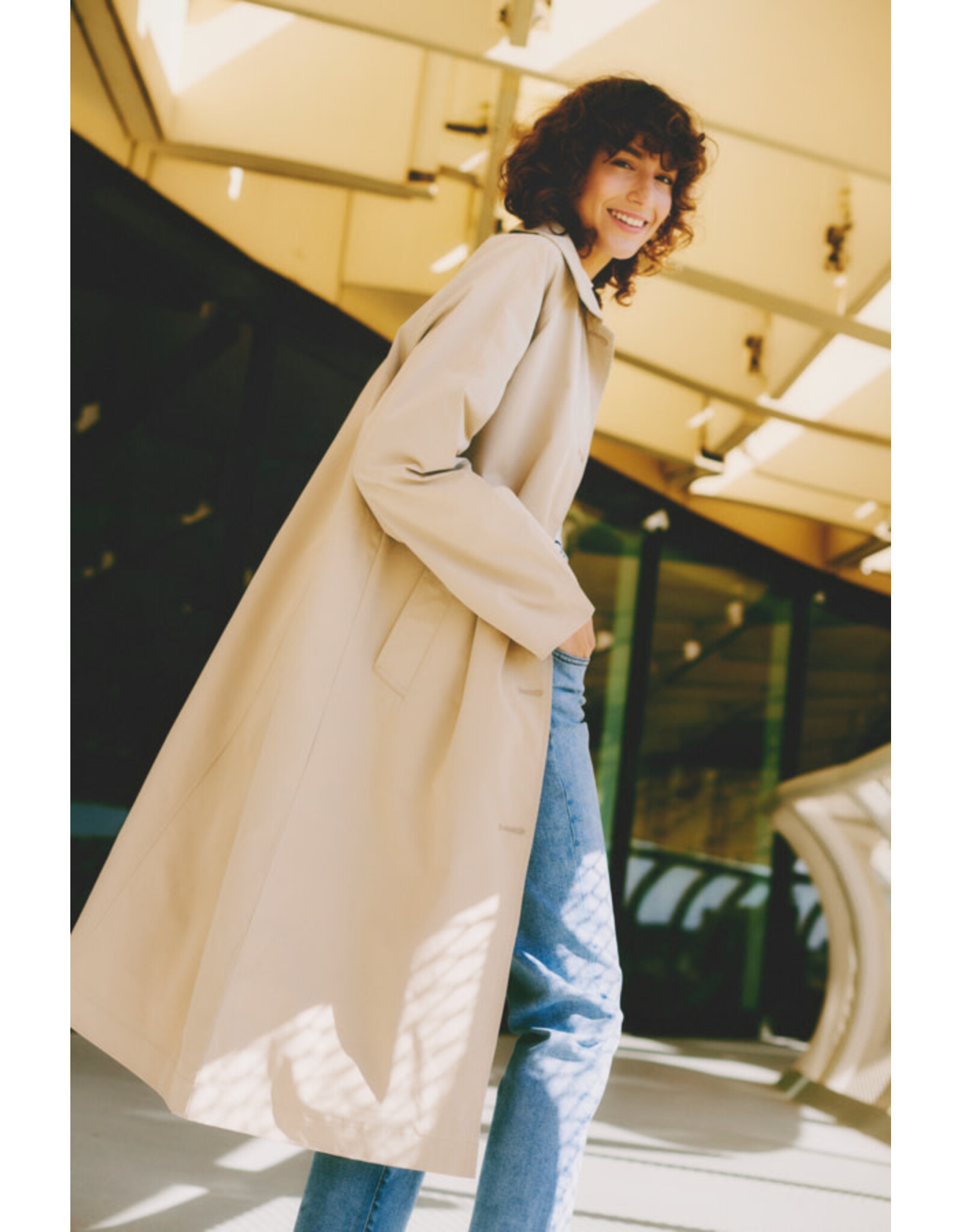 b.young b.young - Mona Coat (Hummus)