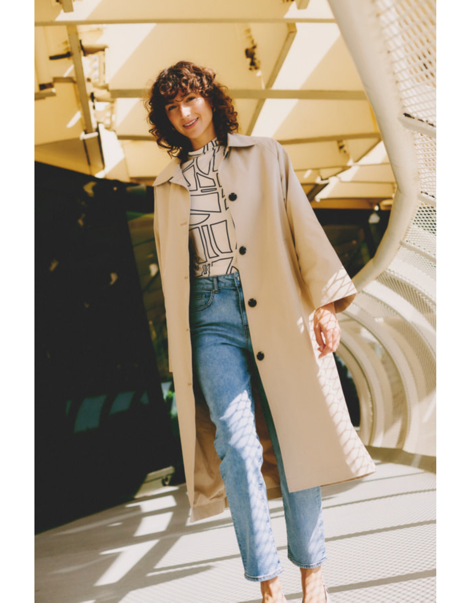 b.young b.young - Mona Coat (Hummus)