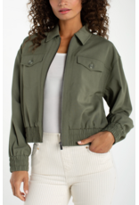 Liverpool Liverpool - Zip Front Jacket (Martini Olive)