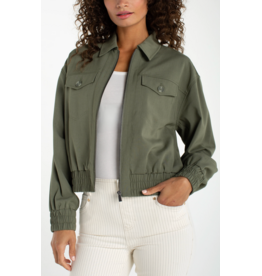 Liverpool Liverpool - Zip Front Jacket (Martini Olive)