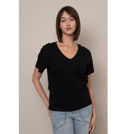 RD Style RD Style - Milla Short Sleeve V Neck Tee (Black)