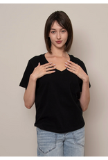 RD Style RD Style - Milla Short Sleeve V Neck Tee (Black)