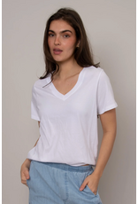 RD Style RD Style - Milla Short Sleeve V Neck Tee (White)