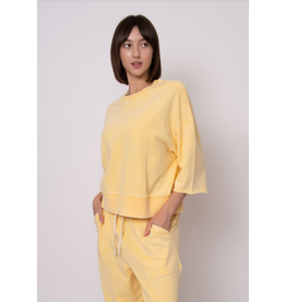 RD Style RD Style - Brie French Terry Short Sleeve Top (Corn)