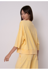 RD Style RD Style - Brie French Terry Short Sleeve Top (Corn)