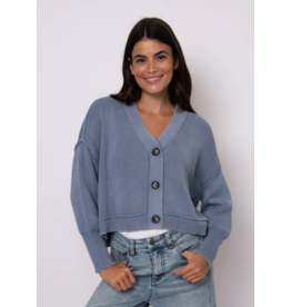 RD Style RD Style - Sumire Long Sleeve V Neck Cardigan (Acid Blue)