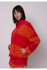 RD Style RD Style - Camille Stripe Half Zip Top (Cherry)