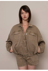 RD Style RD Style - Rumi Stretch Twill Jacket (Sand)