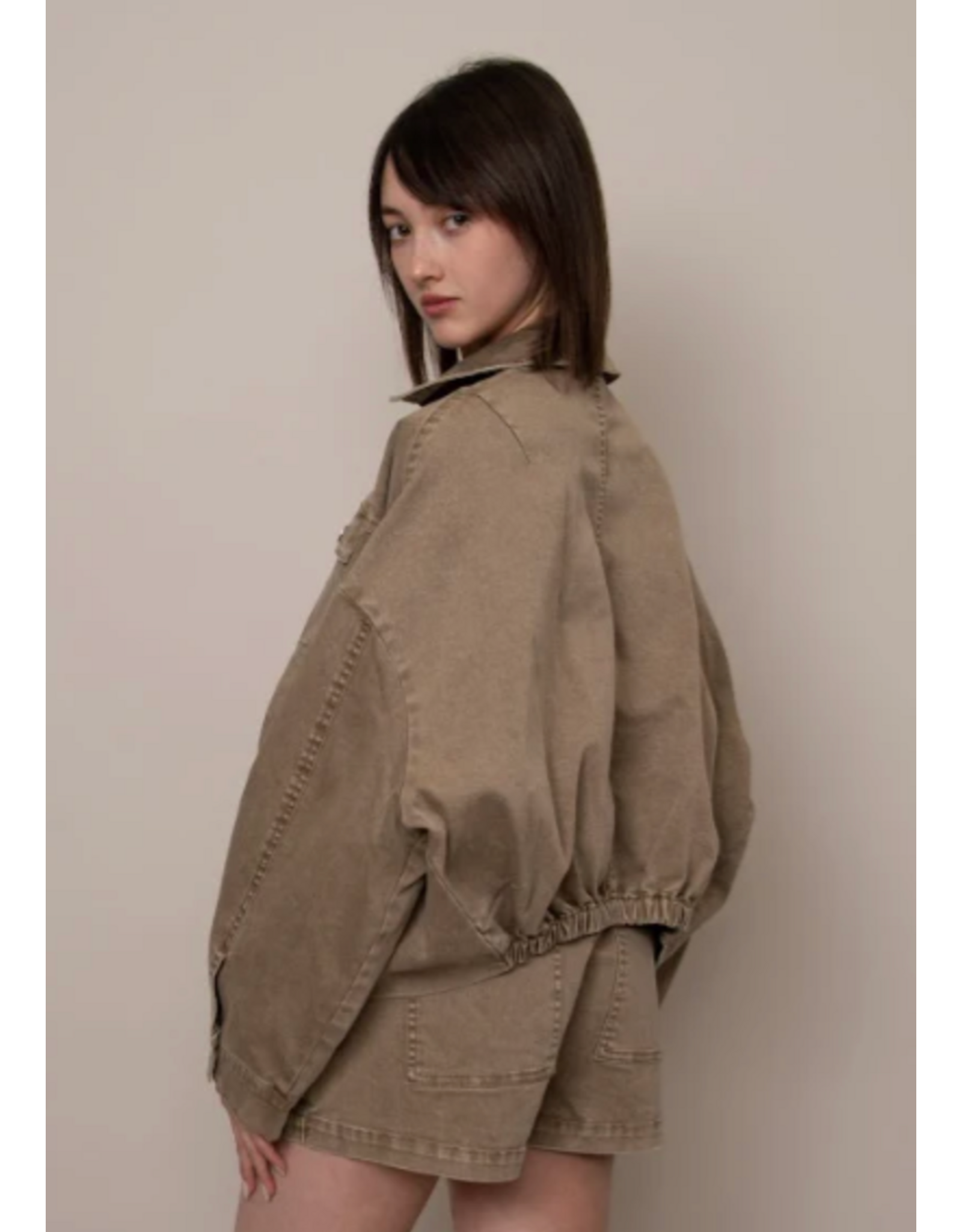 RD Style RD Style - Rumi Stretch Twill Jacket (Sand)