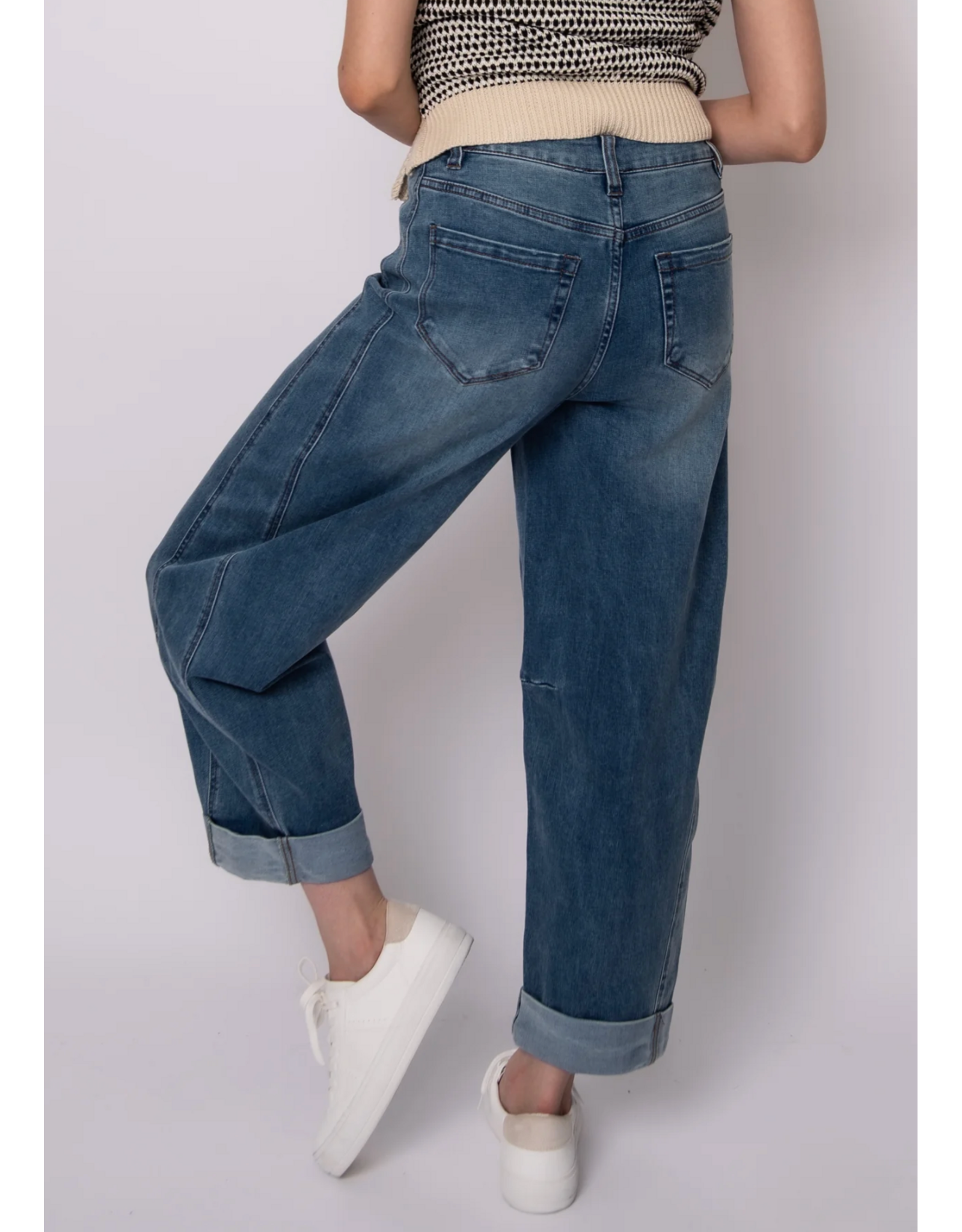 RD Style RD Style - Barni Stretch Twill Barrel Jean (Didi Dark Wash)