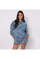 RD Style RD Style - Estelle French Terry Long Sleeve Top (Riviera)