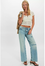 Free people Free People - Claro Lace Tee (Whisper White)